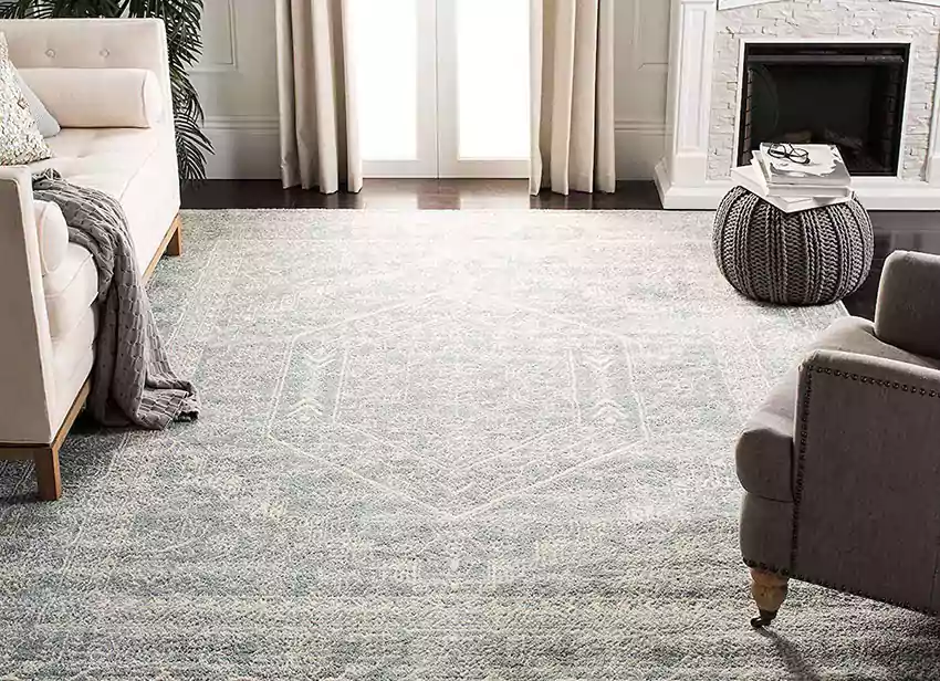  فرش تمییز در چیدمان خانه, جاروکردن فرش و تمییزی آن موثر در چیدمان